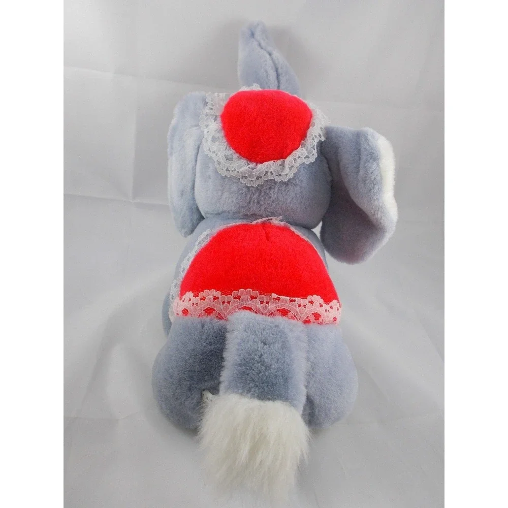 K B Bros Gray Elephant Plush Circus‎ 9 Inch Tall Stuffed Animal toy